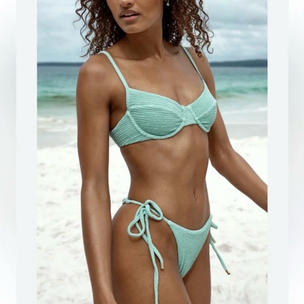 Monday Swimwear Seafoam Bikini Set